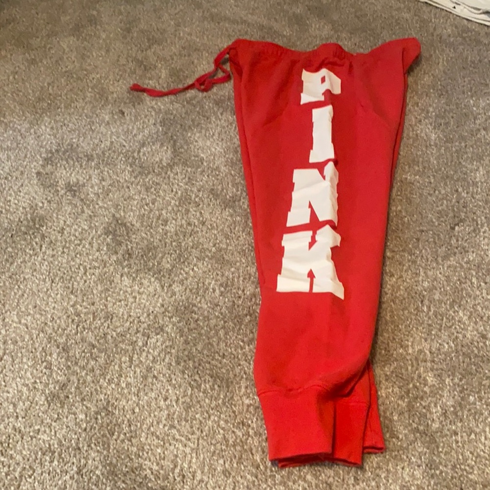 Red PINK joggers